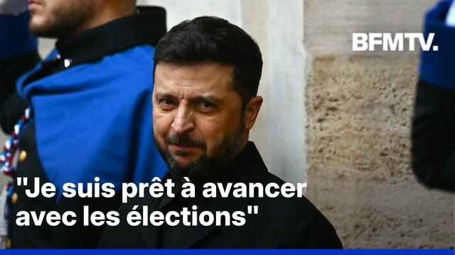 Guerre en Ukraine: Volodymyr Zelensky se dit prêt à des élections si la sécurité est garantie