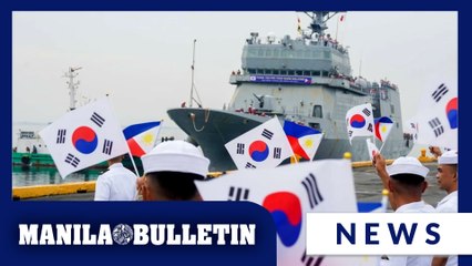 South Korean training ship arrives in PH for cadet mission