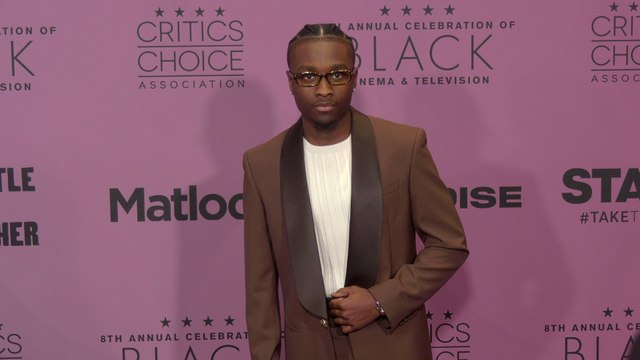 Miles Caton attends the red carpet at the 8th annual celebration of Black Cinema & Television