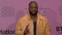 Sinqua Walls attends the red carpet at the 8th annual celebration of Black Cinema & Television