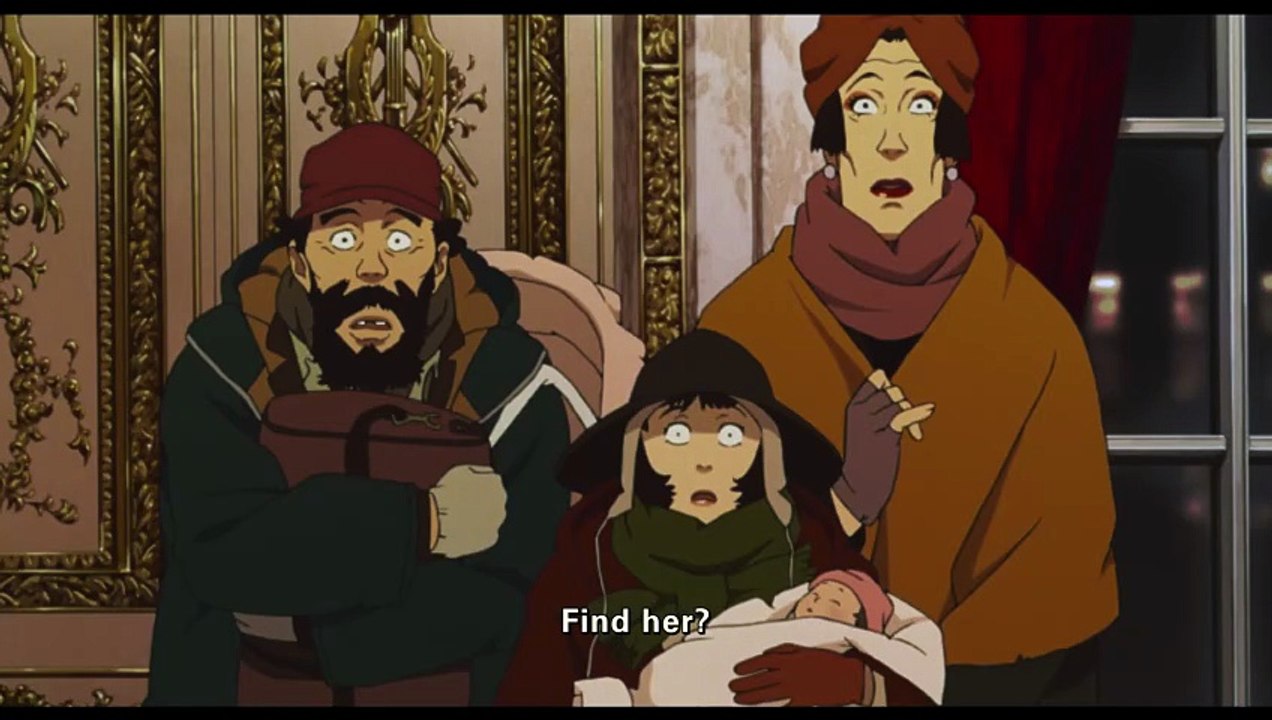 Die ungewöhnliche Weihnachtsgeschichte „Tokyo Godfathers“ im Trailer