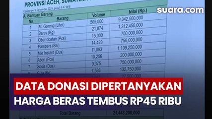 Data Donasi Kementan Dipertanyakan, Harga Beras Disebut Tembus Rp45 Ribu per Liter