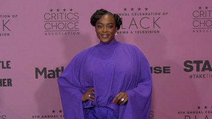 Wunmi Mosaku attends the red carpet at the 8th annual celebration of Black Cinema & Television