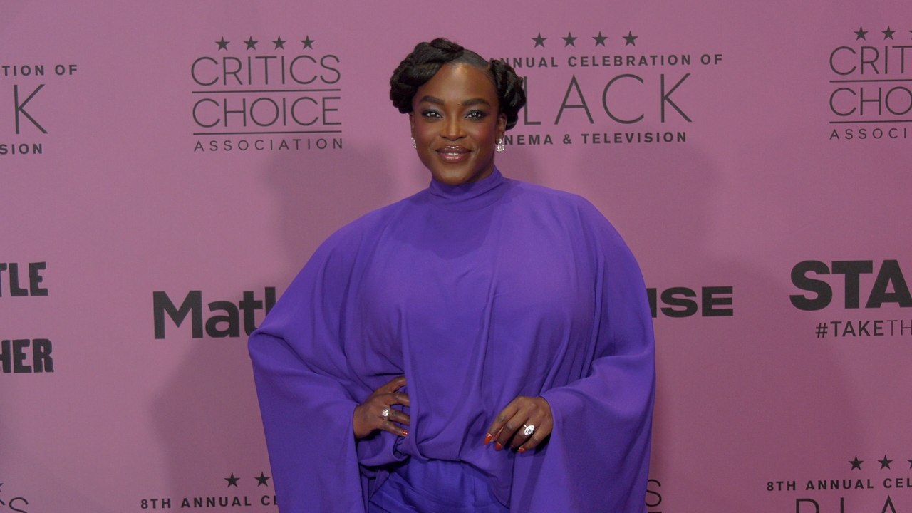 Wunmi Mosaku attends the red carpet at the 8th annual celebration of Black Cinema & Television