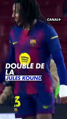 Jules Koundé s’offre un doublé et sauve le Barça face à Francfort 🤩