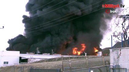 Kırıkkale OSB'de yangın! Siyah dumanlar yükseldi