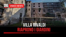 Villa Rivaldi, riaprono i giardini