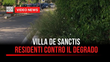 Villa De Sanctis, residenti contro il degrado