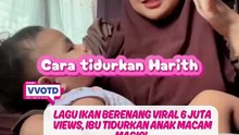 lagu ikan berenang viral 6 juta views, ibu tidurkan anak macam magic!