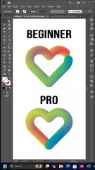 Adobe Illustrator Logo Glow Effect – Beginner vs Pro