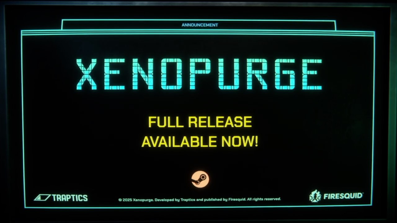 Xenopurge Official Launch Trailer