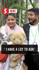 Indira arrives at Bukit Aman to meet IGP