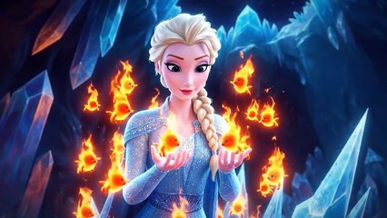 Elsa vs Fire Sorceress FINAL BATTLE — Part 4 | Legendary Ice Transformation | Arctic Crystal Restored