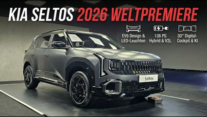 Kia zeigt den neuen Seltos 2026 – Weltpremiere jetzt live!