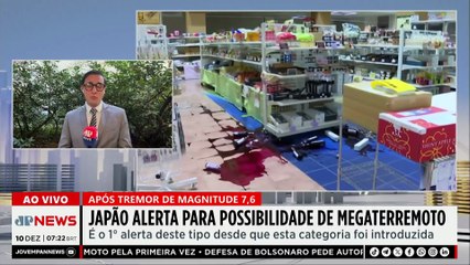 Japão emite alerta para possibilidade de megaterremoto