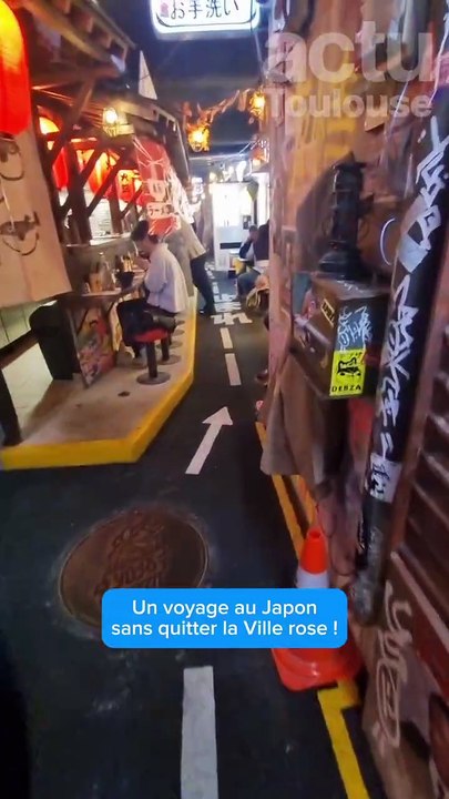 Une ruelle du Japon reconstituée dans un restaurant de Toulouse