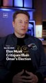 Elon Musk Critiques Ilhan Omar's Election
