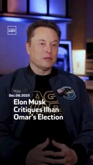 Elon Musk Critiques Ilhan Omar's Election