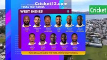 New Zealand vs West Indies 2nd Test Day 1 Highlights 2025