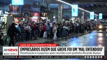 Empresários dizem que greve de motoristas em SP foi 'mal-entendido'