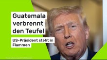 Guatemala verbrennt den Teufel - US-Präsident steht in Flammen