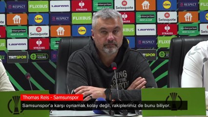 Thomas Reis: Samsunspor’a karşı oynamak kolay değil