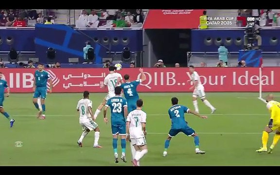 كاس العرب في قطر 2025 منتخب العراق ومنتخب الجزائر كامله 9-12-2025