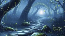 Quiet Magical Night ✨ Soft Whisper Forest | CrystalveilDreams”