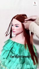 Braid overnight heatless curls without using any tools straightener