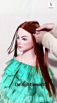 Braid overnight heatless curls without using any tools straightener