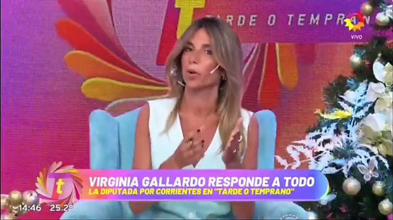 Virginia Gallardo se burló del Congreso y dijo que era peor que el Bailando por un Sueño