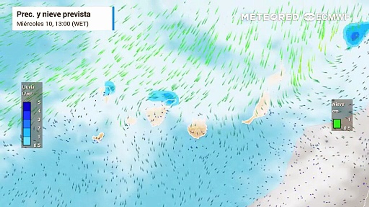 Precipitación y nieve