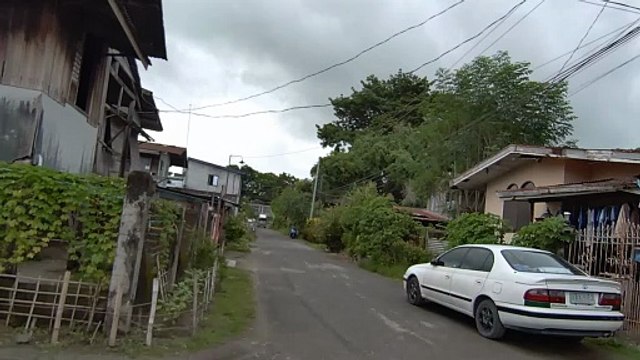 Dilapidated Houses on San Jose Street in San Antonio, Zambales, Philippines