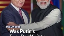Was Putin’s Two-Day Visit to India a Success?