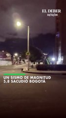 Un sismo de magnitud 5,8 sacudió Bogotá