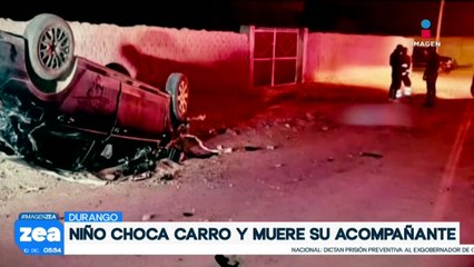 Menor de edad provoca accidente automovilístico y muere su acompañante