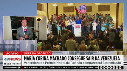 María Corina Machado não vai participar de Nobel da Paz