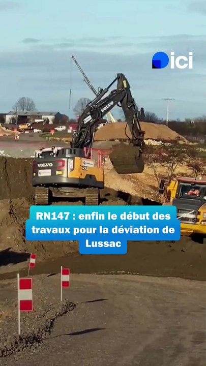 RN147 : enfin le début des travaux pour la déviation de Lussac