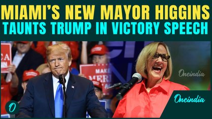 Eileen Higgins MOCKS Trump in Victory Speech | Democrat Thrashes Trump-Backed Gonzalez in Miami Race