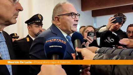 Blitz Palermo, procuratore capo De Lucia "Impedire a Cosa nostra di rafforzarsi"
