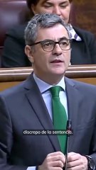 Bolaños, sobre la sentencia del fiscal general: "Cabía una interpretación más favorable de la presunción de inocencia"