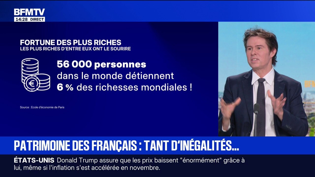 Selon une étude de l'Insee, "les inégalités de patrimoine sont nettement plus fortes que les inégalités de niveaux de vie"