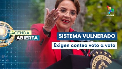 Agenda Abierta 10-12 En Honduras denuncian injerencia de EE.UU.
