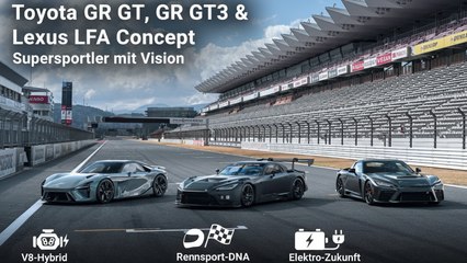 Toyota GR GT & GR GT3 (2027) – V8-Power trifft Motorsport