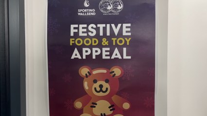 Sporting Wallsend festive food and toy appeal