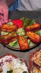 Going ALL OUT with PALESTINEAN FOOD at Al Badawi in NYC’s Upper East Side! 🇵🇸🍗🤤 #DEVOURPOWER