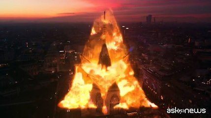 "Avatar: Fuoco e Cenere": il cast sulla terrazza vista Duomo a Milano