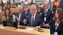 Tajani in India alla proclamazione cucina italiana patrimonio Unesco festeggia con il tricolore