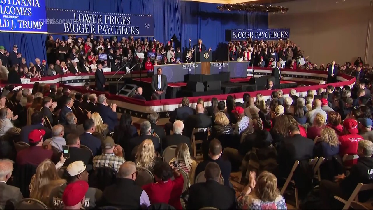 Trump says Democrats 'caused the high prices and we're bringing them down'