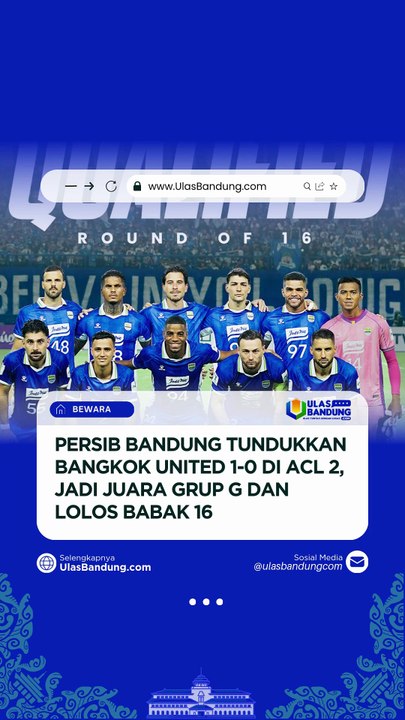 Persib Bandung Tundukkan Bangkok United 1-0 di ACL 2